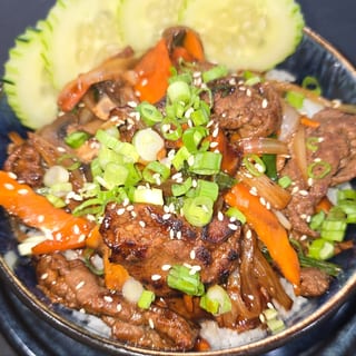 Korean Bulgogi Rice Bowl - X